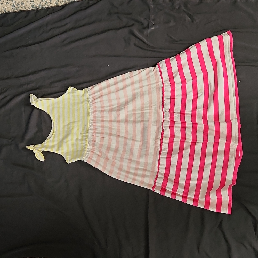 Gymboree striped maxi dress size M(7-8)